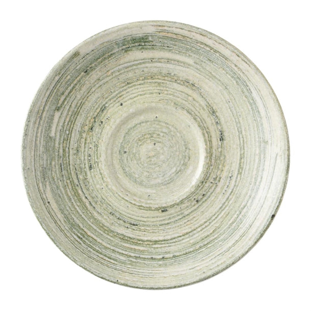 Churchill Elements Fern Cappuccino Saucer 158mm (Pack of 12) - HX151 Churchill Super Vitrified Churchill Super Vitrified   