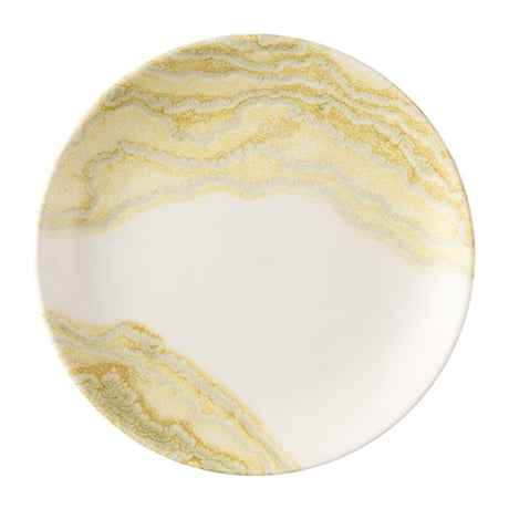 Churchill Tide Gold Evolve Coupe Plates 220mm (Pack of 12) - HX164 Plates Churchill Super Vitrified