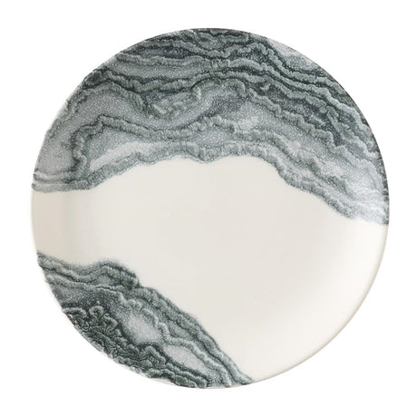 Churchill Tide Black Evolve Coupe Plates 220mm (Pack of 12) - HX180 Plates Churchill Super Vitrified