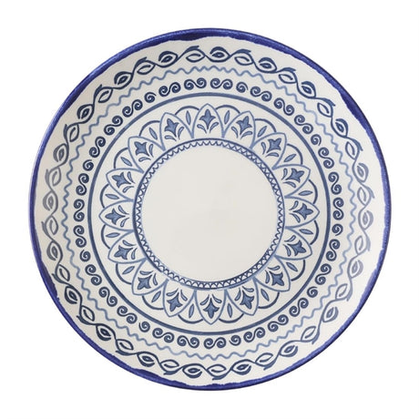 Dudson Harvest Moresque Coupe Plates Blue 222mm (Pack of 12) - HX223 Plates Dudson
