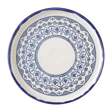 Dudson Harvest Moresque Walled Plates Blue 210mm (Pack of 6) - HX228 Plates Dudson