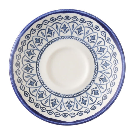 Dudson Harvest Moresque Espresso Saucers Blue 115mm (Pack of 12) - HX232 Dudson Crockery Dudson   