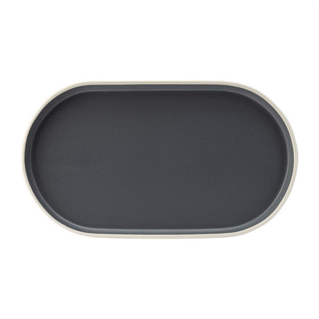 Utopia Forma Platters Charcoal 310x175mm (Pack of 6) - HX347 Utopia Crockery Utopia   