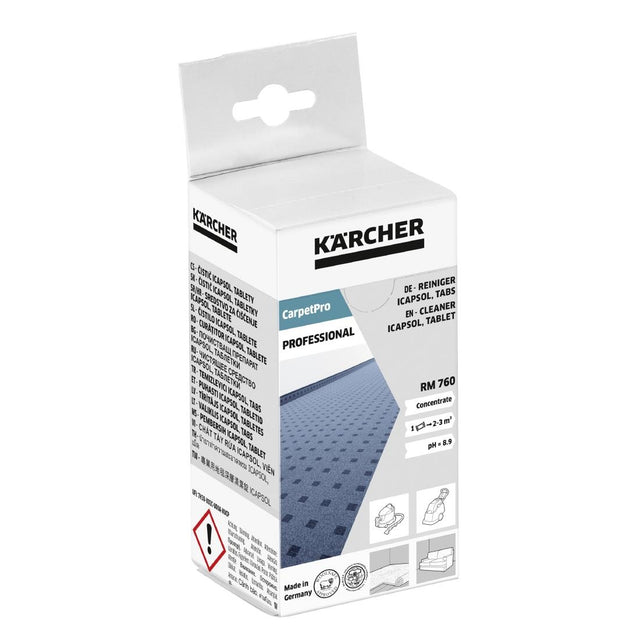 Karcher CarpetPro Cleaner iCapsol RM 760 Tablets (Pack of 16) - HX438  Karcher   