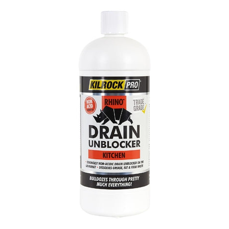 KilrockPRO Rhino Kitchen Drain Unblocker (1L) - HX451  KilrockPro   