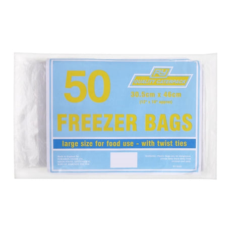 Caterpack Large Freezer Bags 305x460mm (Pack of 50) - HX463  Caterpak   