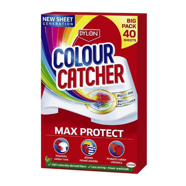 Dylon Colour Catcher Max Protect (Pack of 40 Sheets) - HX471  Dylon   