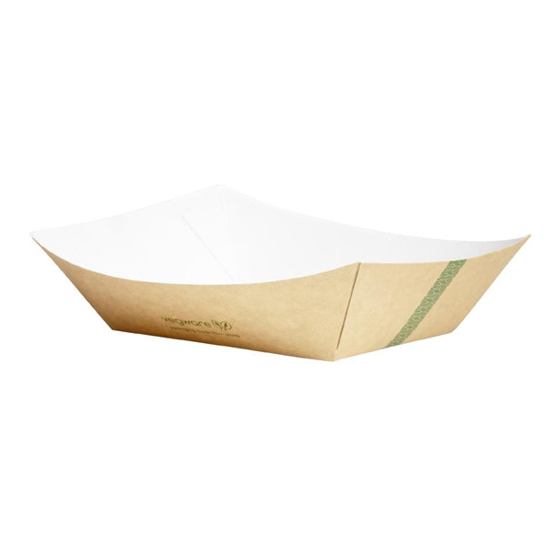 Vegware Kraft Food Tray Small 6x5" (Pack of 300) - HX478 Takeaway Food Containers Vegware   