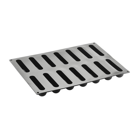 Pavoni Silicone Confy Eclair Mould 400x300mm - HX502  Pavoni   