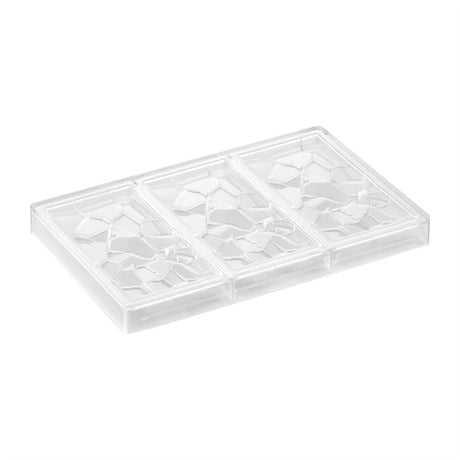 Pavoni Crush By Fiorani Chocolate Bar Mould 275x175mm - HX549  Pavoni   