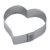Pavoni Heart Stainless Steel Mould 75x70mm - HX556  Pavoni   