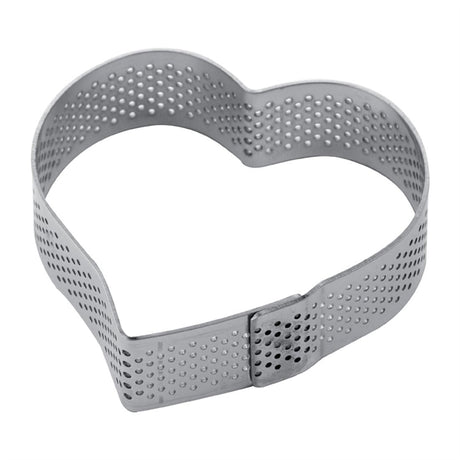 Pavoni Heart Stainless Steel Mould 75x70mm - HX556  Pavoni   