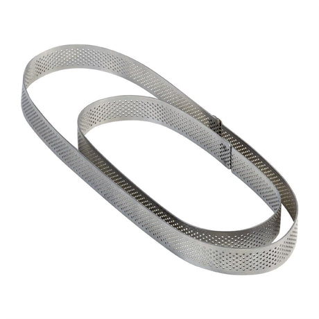 Pavoni Oval Stainless Steel Mould 290x90x35mm - HX562  Pavoni   