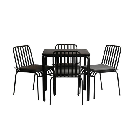 Tenby Outdoor Dining Set in Onyx (Pack of 2 Dining Sets) - HX564  Everyday   