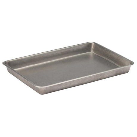 Utopia Vintage Steel Trays 330x230mm (Pack of 6) - HX607  Utopia   