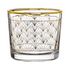 Utopia Alanya Glass Candle Holders Gold (Pack of 48) - HX647  Pasabahce   