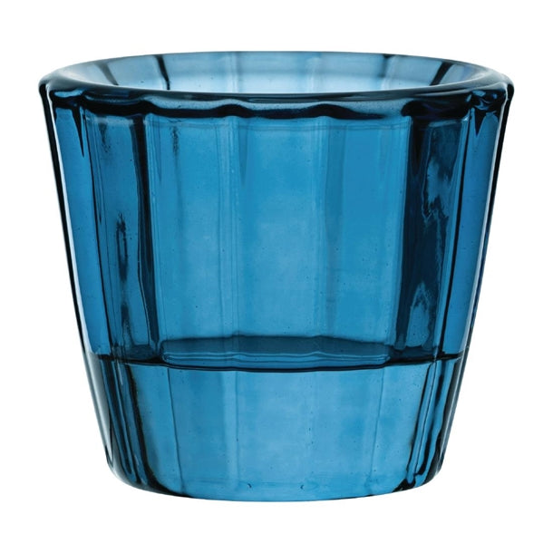 Utopia Ribbed Blue Nightlight Holders (Pack of 12) - HX651  Utopia   
