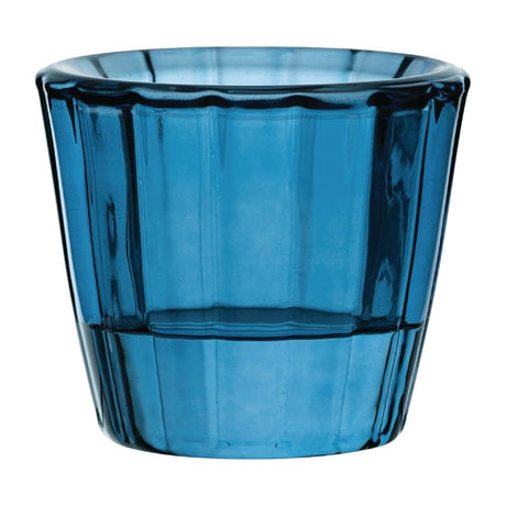 Utopia Ribbed Blue Nightlight Holders (Pack of 12) - HX651  Utopia   