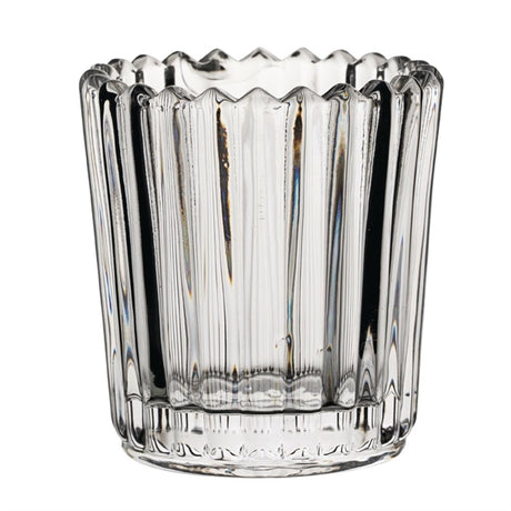 Utopia Large Ribbed Clear Nightlight Holders (Pack of 6) - HX653  Utopia   