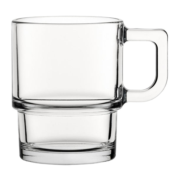 Utopia Hill Stacking Mugs 320ml (Pack of 24) - HX723 Cups and Mugs Pasabahce   