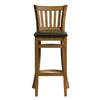 Manhattan Bar Chair in Weathered Oak with Bison Cedar Seat - HX866 All Stools Everyday   