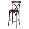 Bristol Bar Chair in Vintage with Bison Bordeaux Seat - HX889 All Stools Everyday   