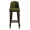 Kilsby Bar Chair in Dark Walnut with Shetland Forest Seat - HX899 All Stools Everyday   