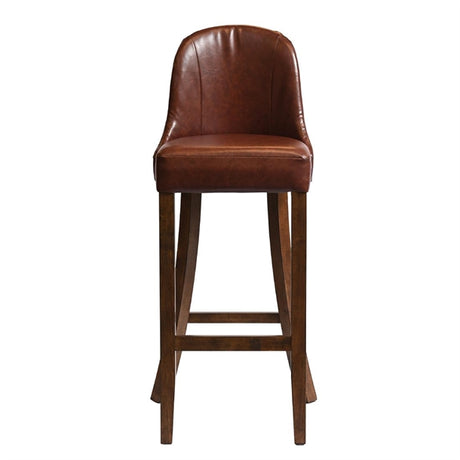 Kilsby Bar Chair in Vintage with Bison Espresso Seat - HX901 All Stools Everyday   