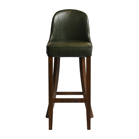 Kilsby Bar Chair in Vintage with Bison Cedar Seat - HX904 All Stools Everyday   