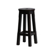 Wooden Top High Stool in Dark Walnut (Pack of 2) - HX908 All Stools Everyday   