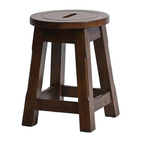 Wooden Top Low Stool in Vintage (Pack of 2) - HX913 All Stools Everyday   