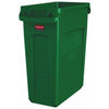 Rubbermaid Slim Jim with Venting Channels Green 60Ltr - HY011  Slim Jim   