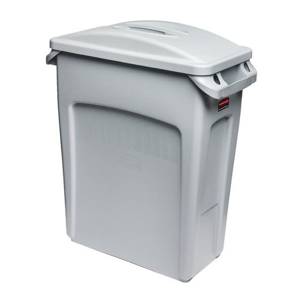 Rubbermaid Slim Jim Handle Lid Grey - HY032  Slim Jim   