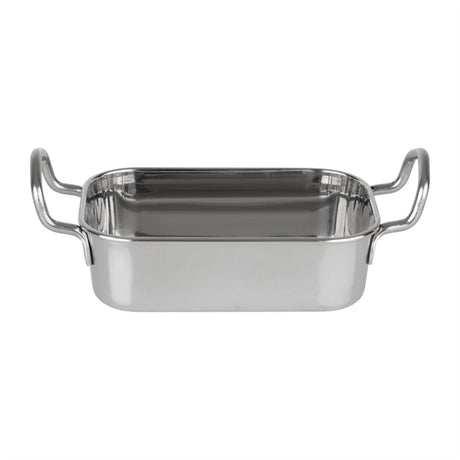 Olympia Table Presentation Rectangular Dish Stainless Steel 140x90mm - HY122  Olympia   