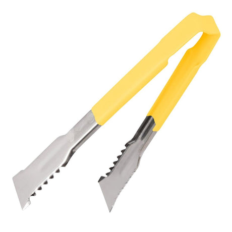 Vollrath Versagrip Tongs Flat Yellow 9.5'' - HY164  Vollrath   
