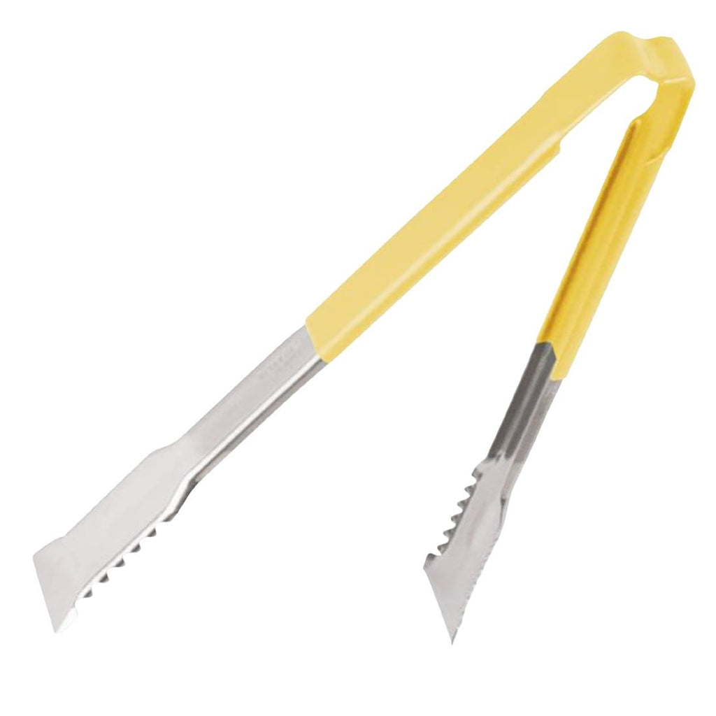 Vollrath Versagrip Tongs Flat Yellow 12'' - HY165  Vollrath   