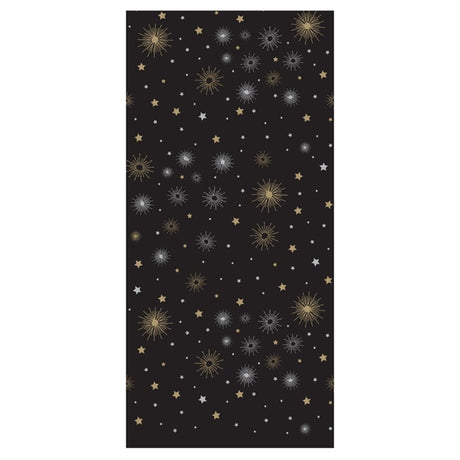 Swantex Swansilk Midnight Sparkle Slipcover 900x900mm (Pack of 100) - HY181 Banquet Rolls & Slip Covers Swantex   