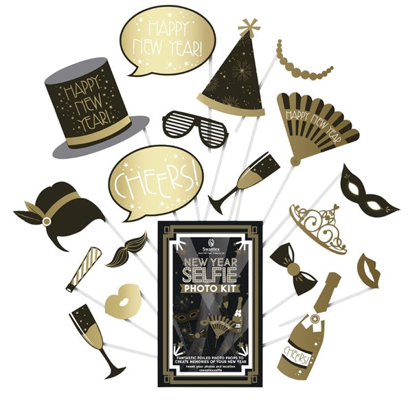 Swantex New Year Selfie Photo Kit (Pack of 8) - HY184  Swantex   