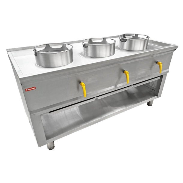 Diamond 3 Burner Wok Stove - HY190 Wok Cookers & Burners Diamond