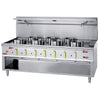 Diamond 7 Burner Wok Stove with Water Curtain - HY193  Diamond   