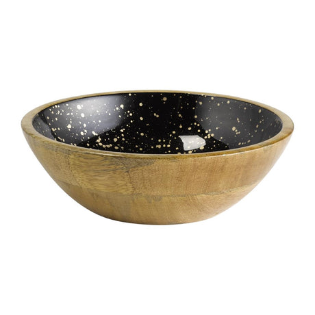 APS Mango Bowl Black and Gold 240x75mm - HY235 Bowls APS