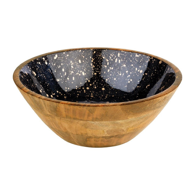 APS Mango Bowl Brown Black and Gold 300x105mm - HY238 Bowls APS