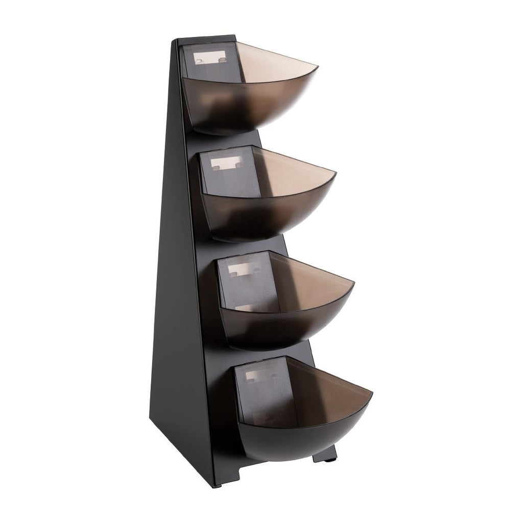 APS Four-Tier Multi Rack Black 190x310x530mm - HY246  APS   
