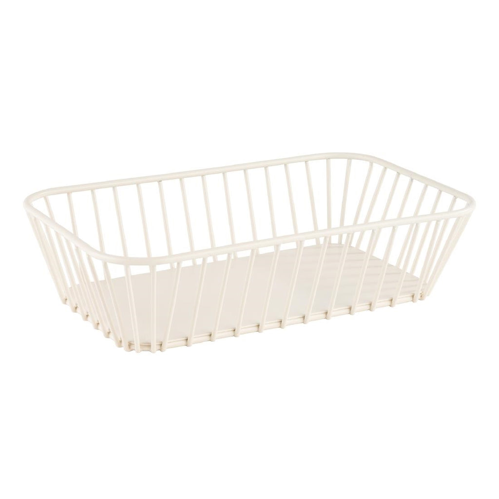 APS Basket Urban GN 1/4 White 265x162x75mm - HY300  APS   