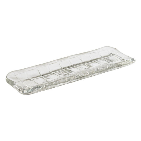 APS Takashi Sushi Board Clear Glass 190x65mm - HY312  APS   
