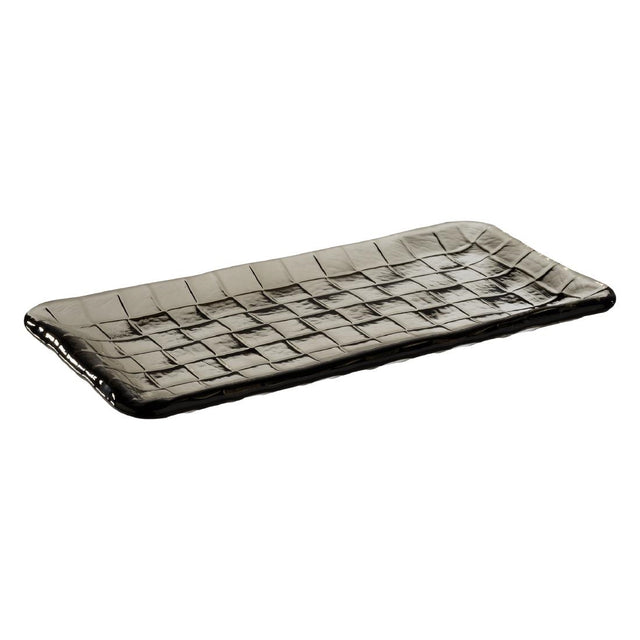 APS Takashi Sushi Board French Grey Glass 260x130mm - HY315  APS   