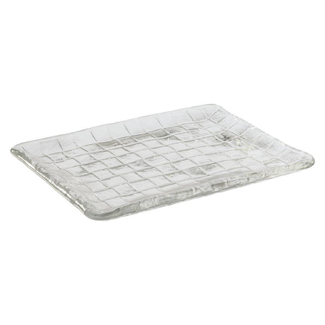 APS Takashi Sushi Board Clear Glass 230x180mm - HY316  APS   