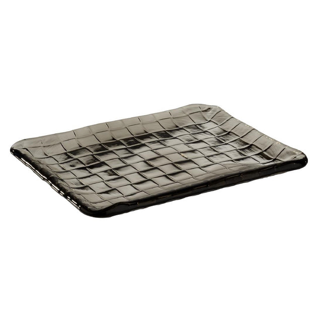 APS Takashi Sushi Board French Grey Glass 230x180mm - HY317  APS   