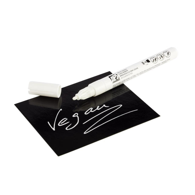 APS Chalk Marker White 10x130mm (Pack of 2) - HY320  APS   