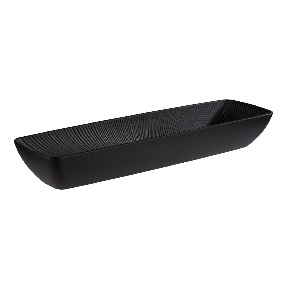 APS Nero Bowl GN 2/4 Black 530x162x75mm - HY382  APS   